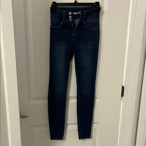 Wallflower Women's Dark Blue Skinny Jeans